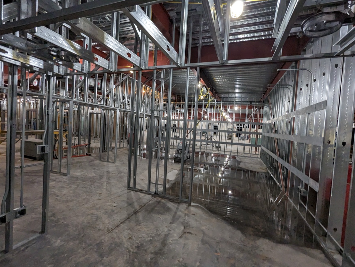 Commercial electrical rough-in